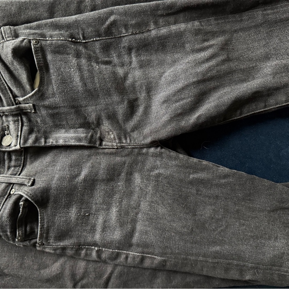 MOTHER Men's Charcoal Skinny Jeans